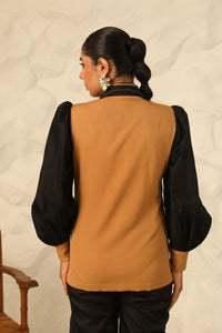 Dusk Blouse (Camel Brown)