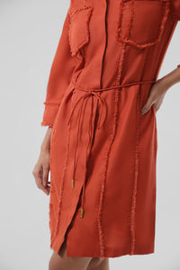 Dusk Fringe Tie Detail Dress