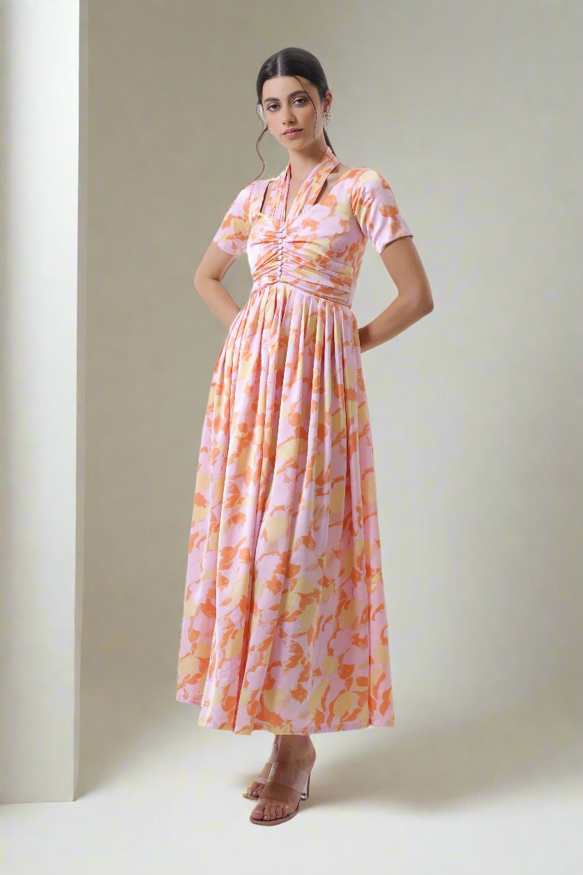 Spring Bloom Flair Dress